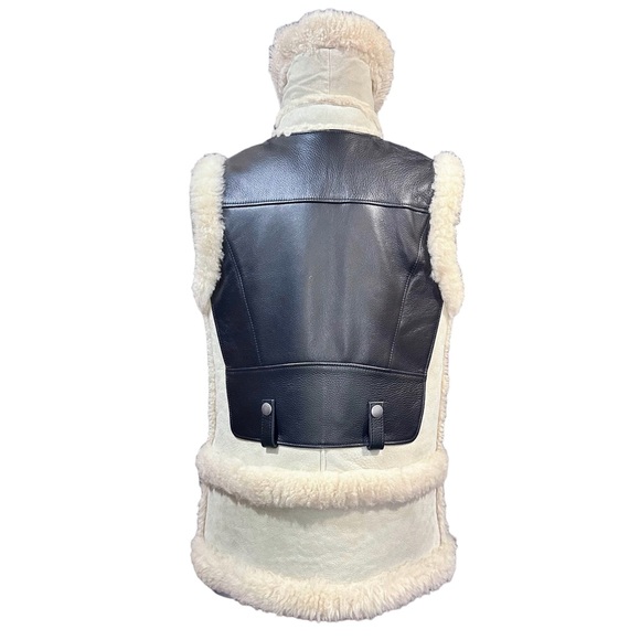 Coach Shearling Coat Vest - Picture 6 of 16